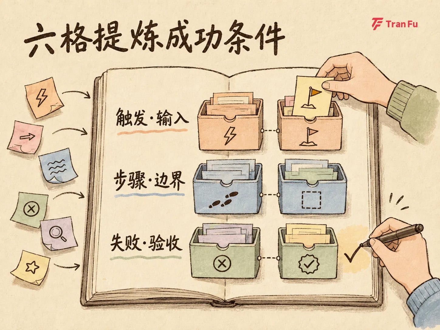 Six-box extraction method