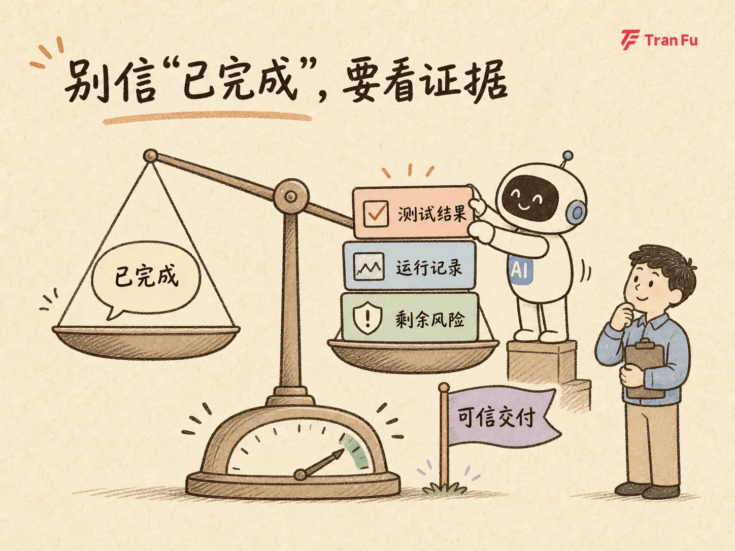 Do not trust done without verification evidence