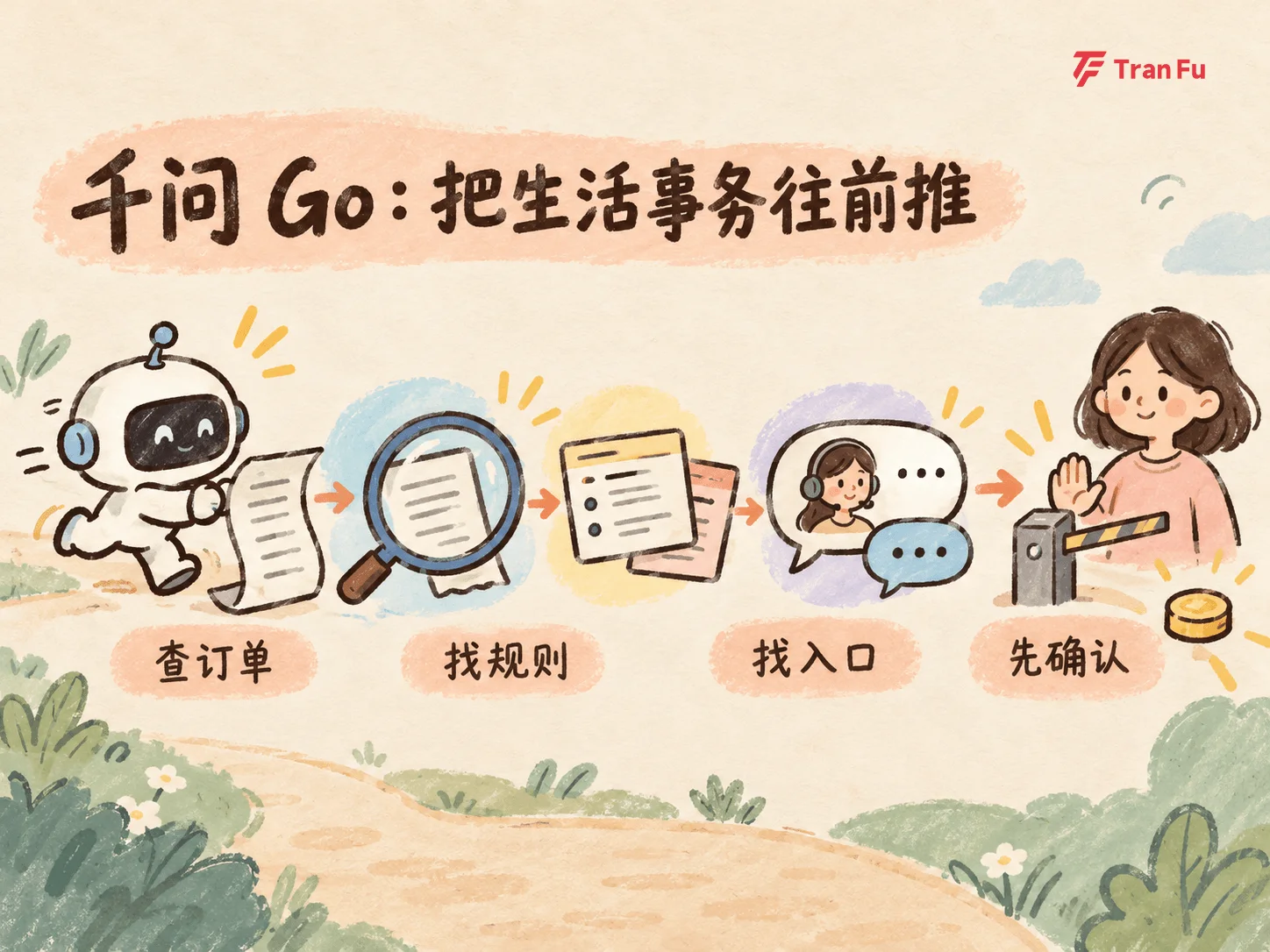 Qwen Go handling everyday tasks