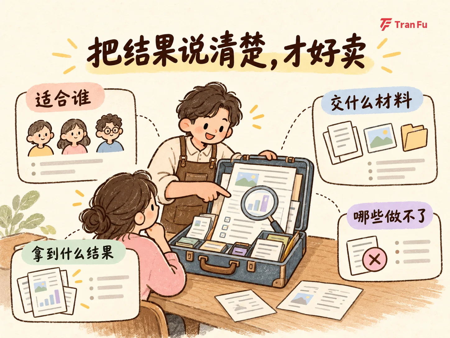 把结果做成可交付的商品